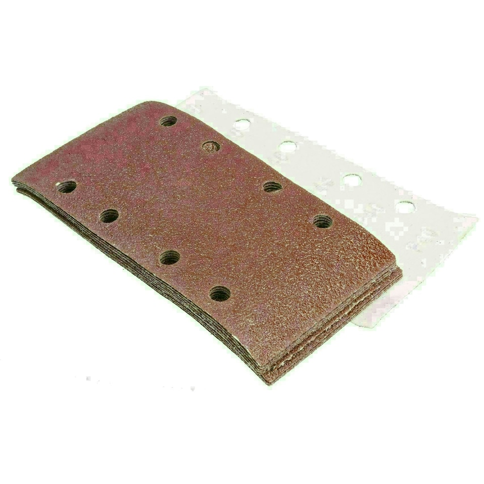 image 1 of 1/3 Sheet Sanding Sander Sandpaper Pads 10 Pack 40 Grit