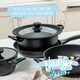 image 5 of Prestige Stackable Pots and Pans Set, Non Stick Induction Dishwasher Safe, 4 Pce