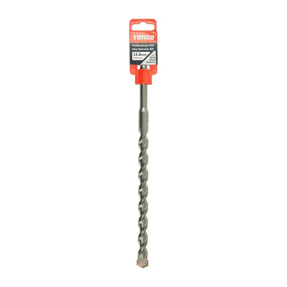 image 1 of Timco - Professional SDS Plus Hammer Bit (Size 15.0 x 260 - 1 Each)