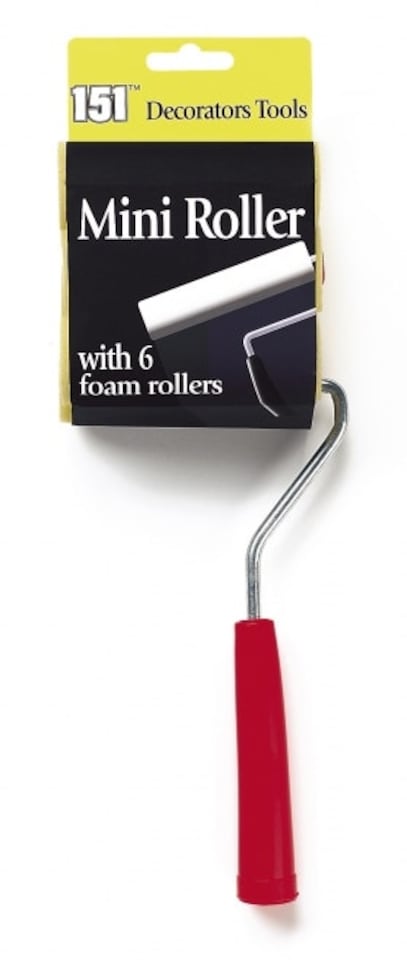 image 1 of Mini Roller & 6 Foam Rollers