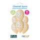 image 2 of Cheetah Spots Nude Latex Balloons 33cm / 13 in - Pack of 6