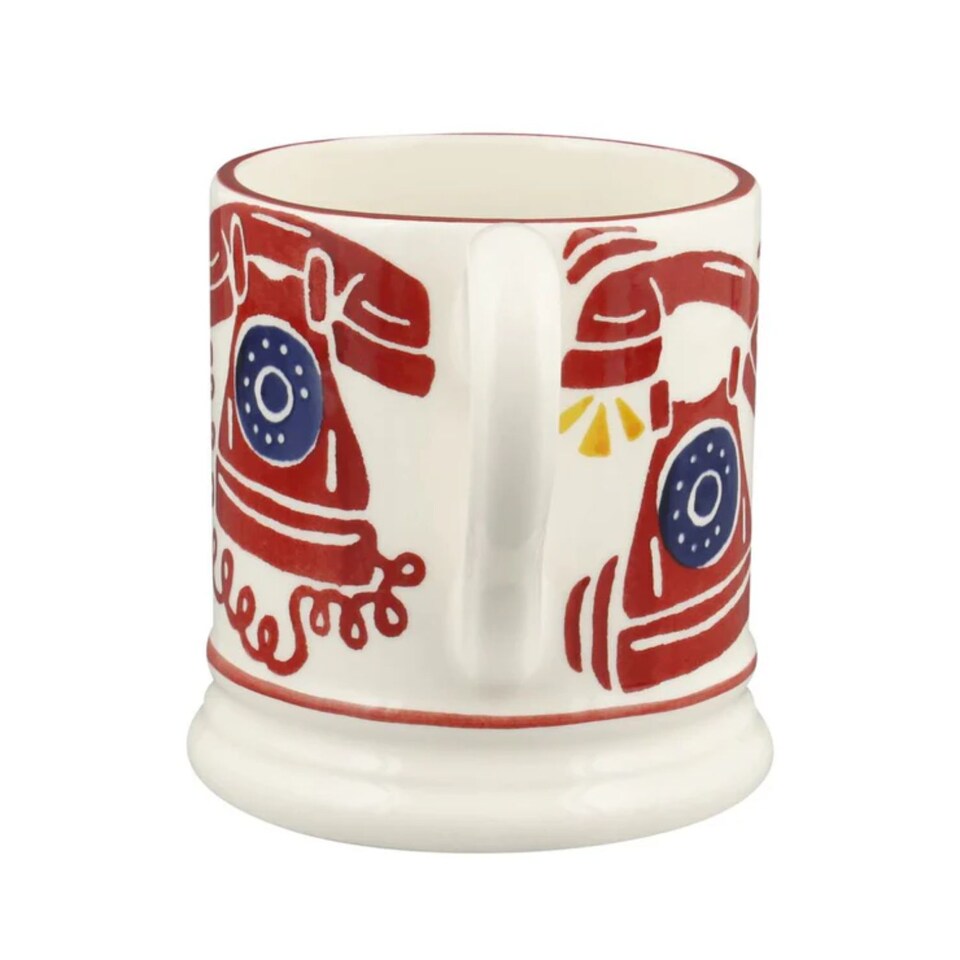 image 1 of 1 x 300ml Emma Bridgewater Telephone Half Pint Mug, Ceramic | Multi | 1