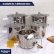 image 6 of Buckingham Deep Stock Pot Stainless Steel with Glass Lid 30 cm , 16.5 Litre