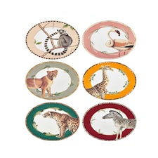 Amazonico Collection Porcelain Side Plates (Set of 6)