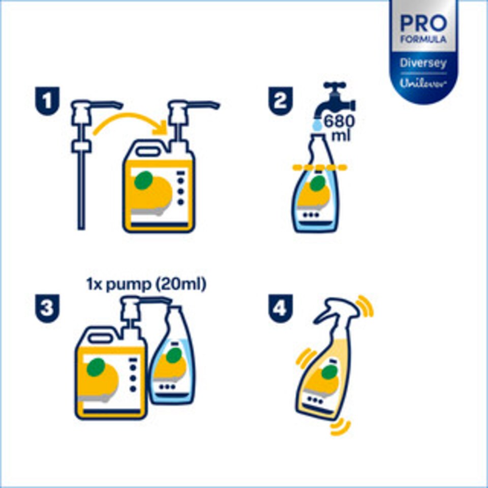 image 1 of 2x Cif Professional Conc Degreaser 2 Litres Pack of 2 9303908                        