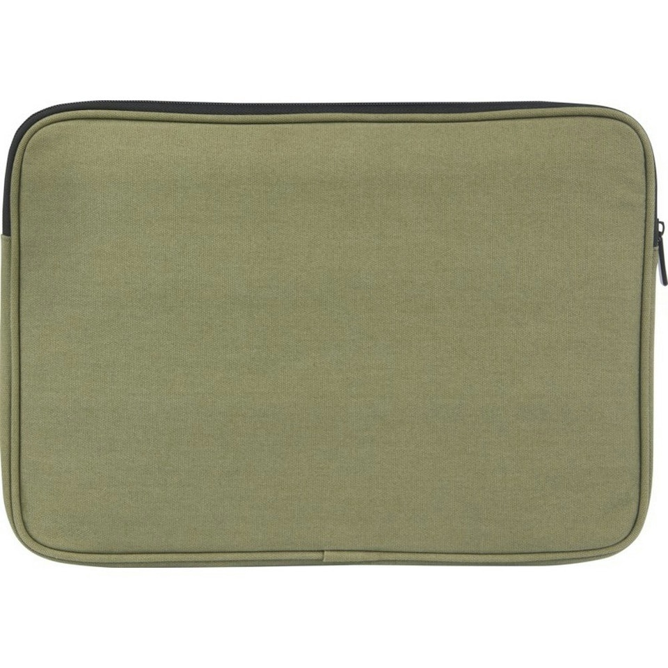 image 1 of Unbranded Joey Canvas Recycled 2L Laptop Sleeve - Olive - One Size