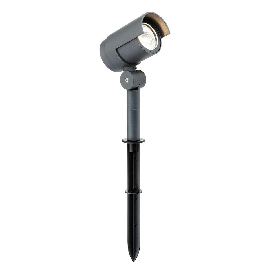 LED 1 Light Outdoor Spike Spot Graphite IP65