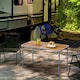 image 2 of Outsunny Portable Folding Picnic Table Outdoor Lightweight BBQ Party Aluminum