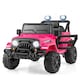 image 1 of COSTWAY 12V Kids Battery Powered Toy Vehicle Ride Pink