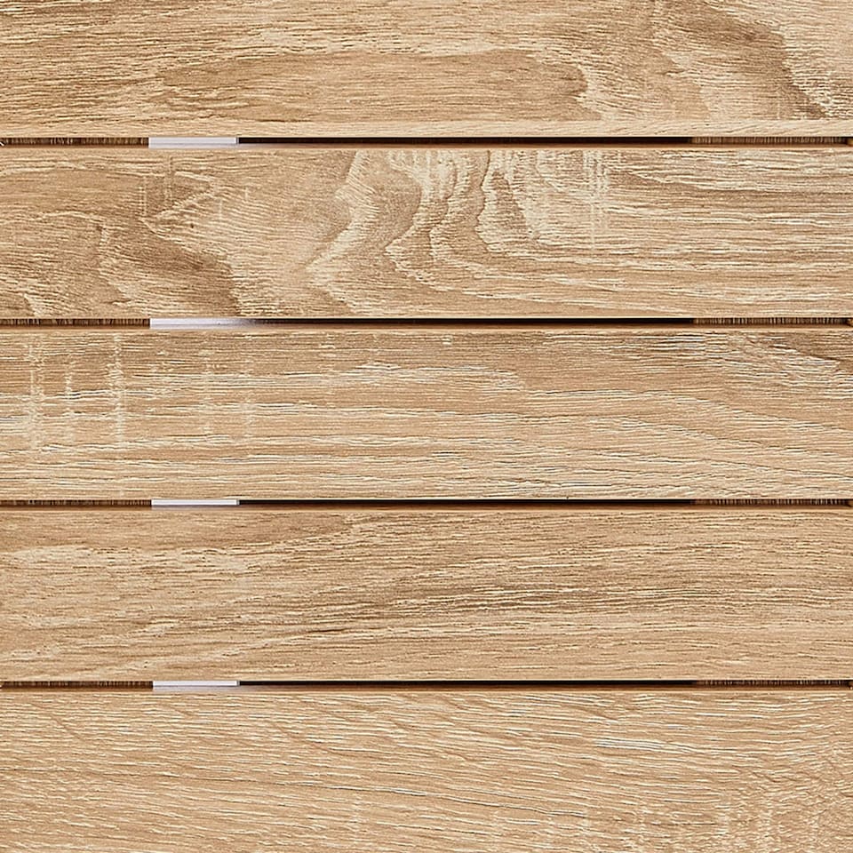 image 1 of VonHaus Chester Under Sink Bathroom Cabinet in Oak Effect