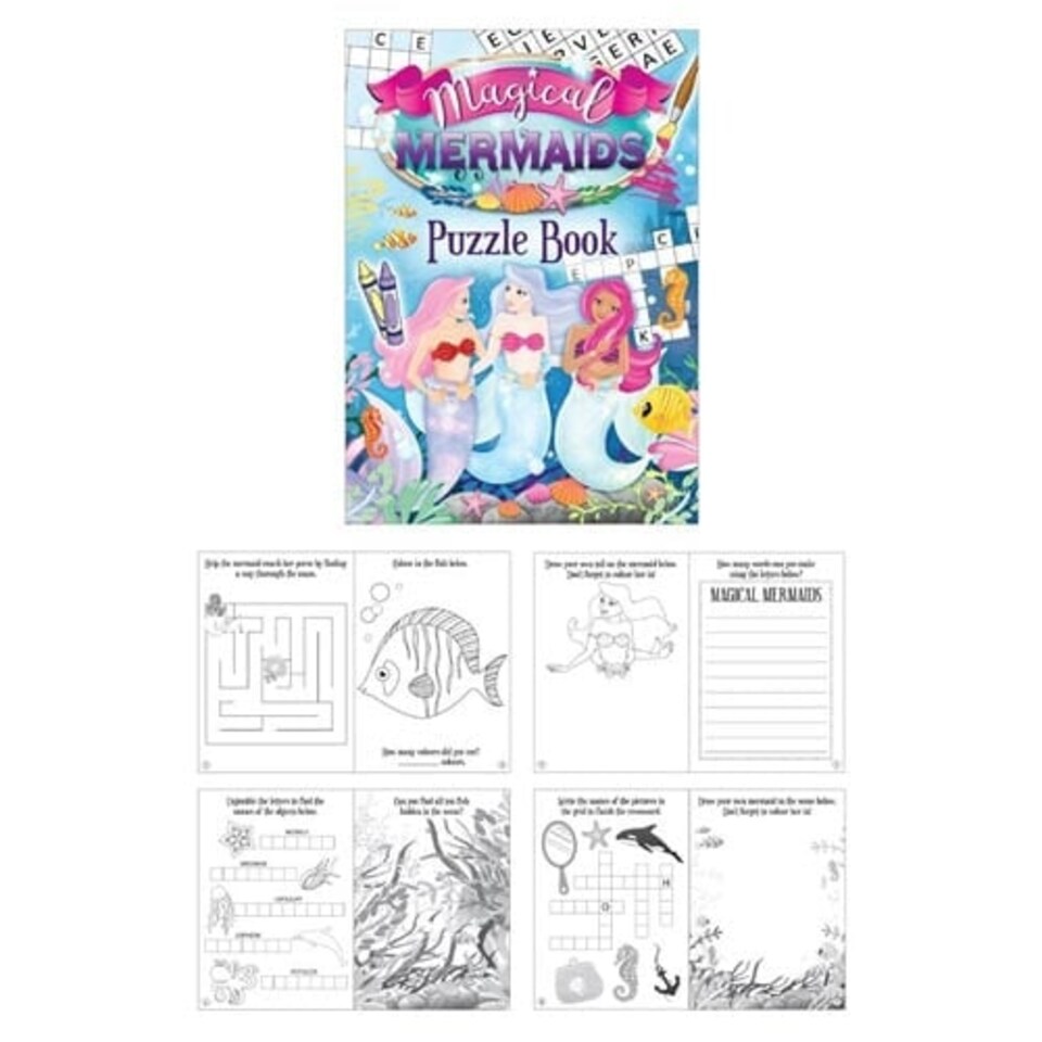 Mini Mermaid Puzzle Book 15cm