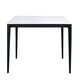image 3 of Premium Marbella 80cm Square Stone Top Dining Table - White Marble