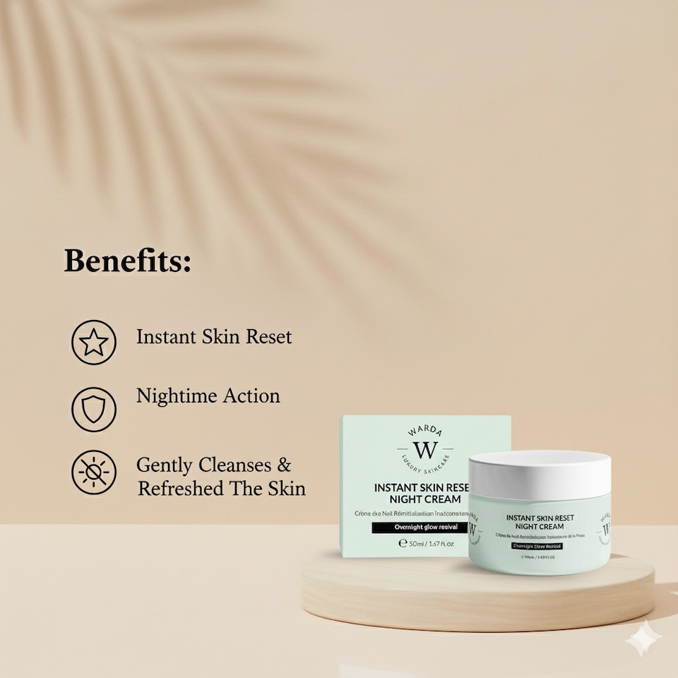 image 1 of Warda Luxury Skincare Instant Skin Reset Night Cream