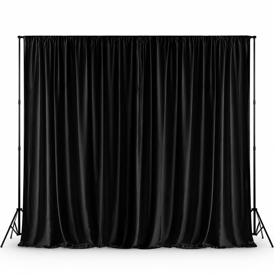 image 1 of 4x4m Spandex Backdrop Photography Background Drapes with Rod Pocket