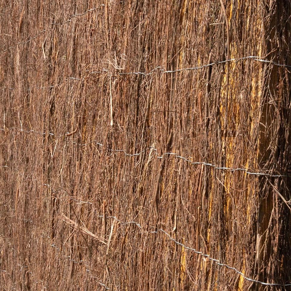 image 1 of Papillon Brushwood Heather Thatch Natural Garden Screening Roll 3m x 1.8m | Brown | Brown