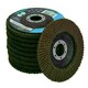 image 1 of 40 Grit Coarse Flap Sanding Grinding Discs For 4.5" (115mm) Angle Grinders 10pk