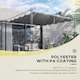 image 3 of Outsunny Pergola Shade Cover Replacement Canopy for 3 x 3(m) Pergola, Beige