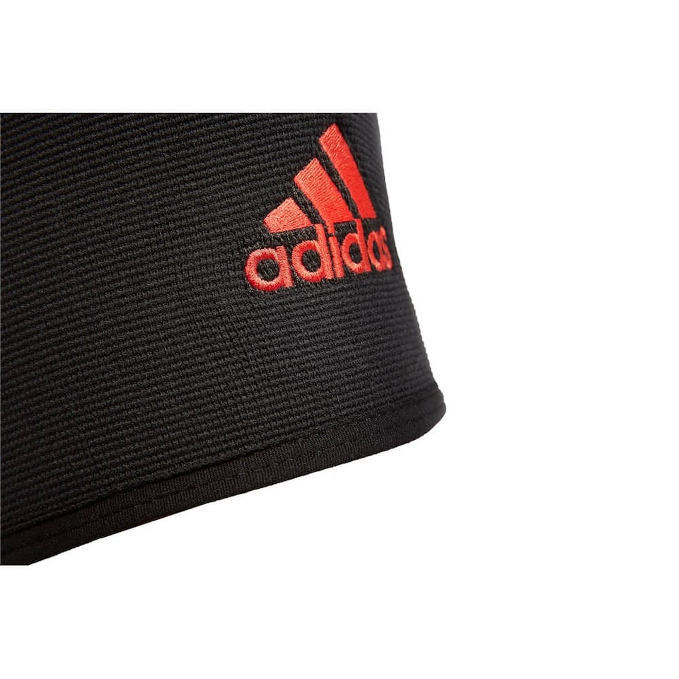 image 1 of Adidas Knee Support, M, Black | Multi | Black with red Adidas logo