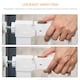 image 2 of Pawhut Pet Safety Gate Door Barrier Dog Metal Indoor Fence White 75-82cm