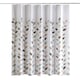image 1 of Leaves Design Waterproof Shower Curtain with 12 Hooks - 180x200cm