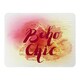 image 1 of Boho Chic lettering on beautiful watercolor background (Blanket)