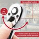 image 4 of SPARES2GO 3/8" Socket Ratchet Square Drive 100 Teeth Quick Release Reversible Chrome Vanadium Steel Tool