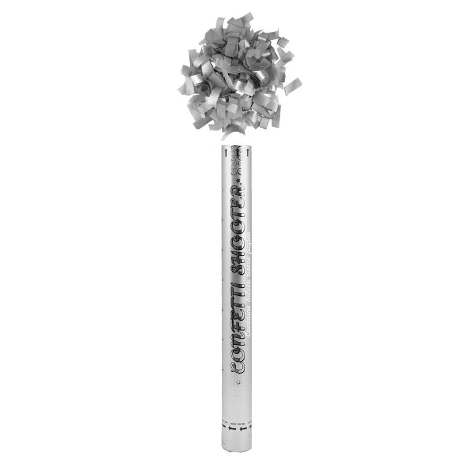 Single Silver Paper Confetti Shooters 50cm