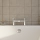 image 2 of Balterley Round Modern Bathroom Lever Handle Deck Mounted Bath Filler Tap | Silver | Chrome | 1
