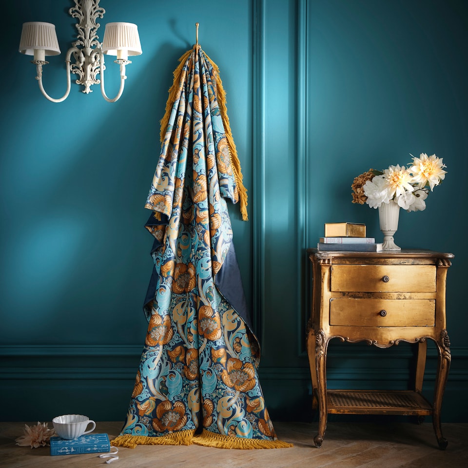 image 1 of Laurence Llewelyn-Bowen Down the Dilly Throw Ochre