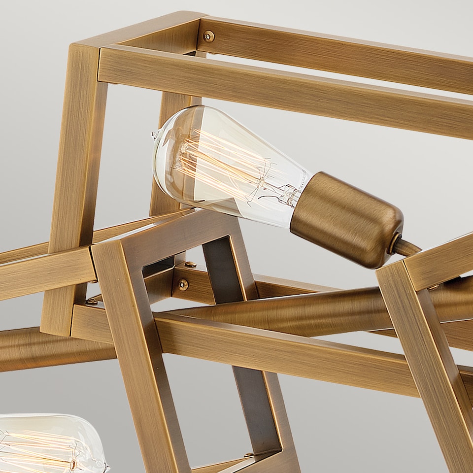 image 1 of Hinkley Fredrick Ramond Ensemble 6 Light Pendant Brushed Bronze