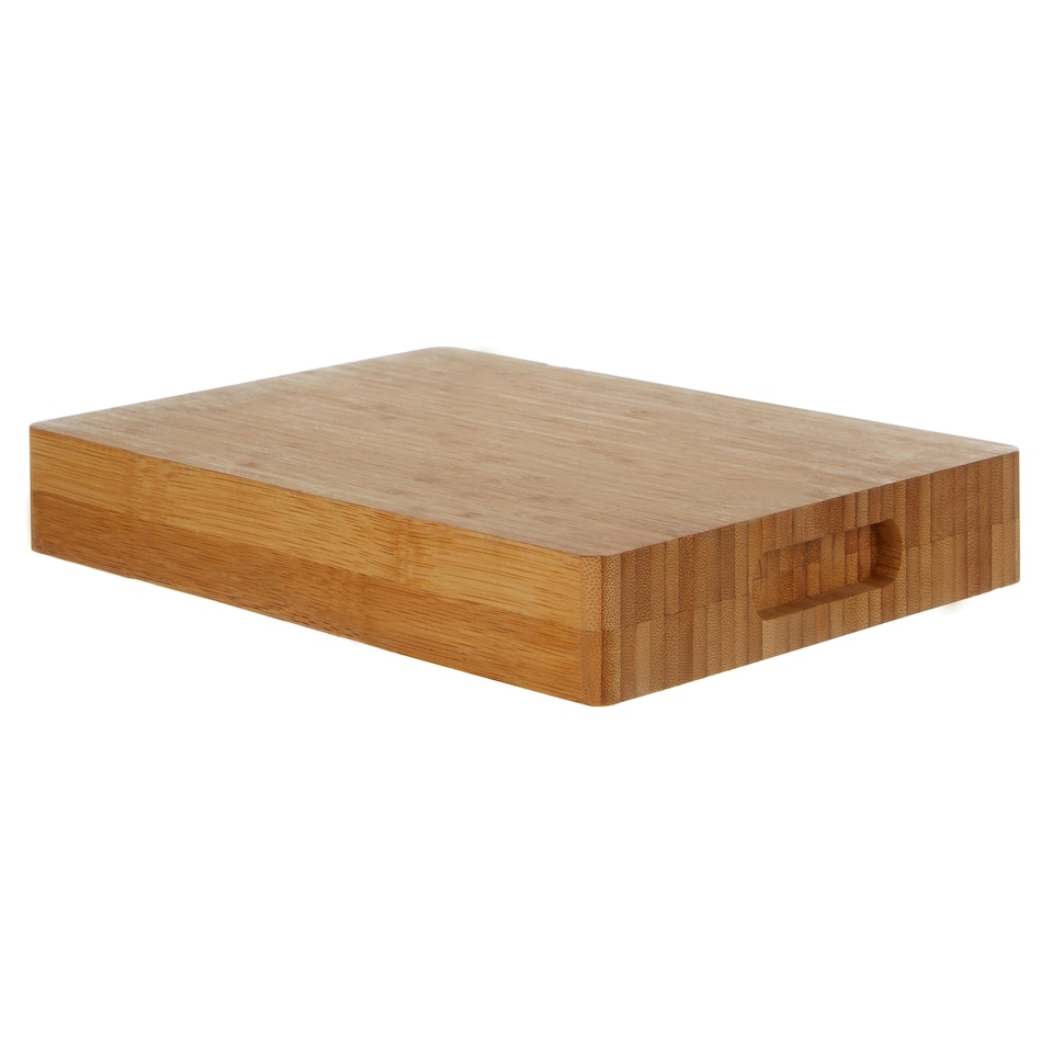 image 1 of Interiors By Premier Bamboo Butchers Chopping and Serving Board, Durable 36x26cm Eco-Friendly Cutting Board