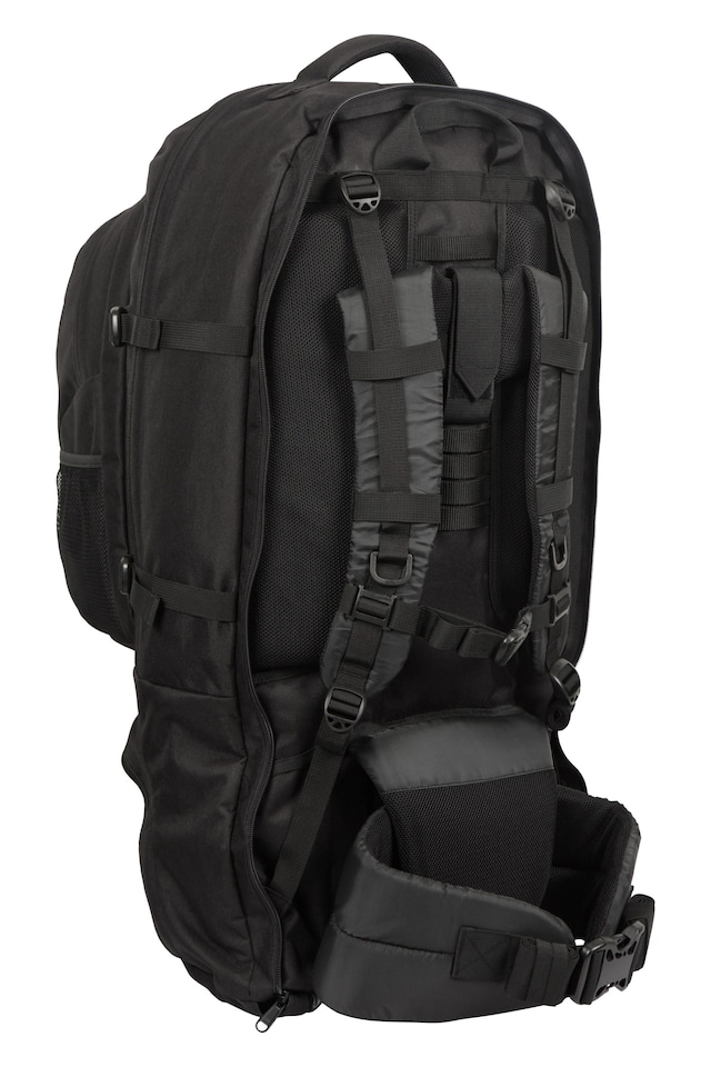 image 1 of Mountain Warehouse Traveller 80L Rucksack Detachable 20L Daypack Durable Travel Backpack