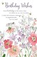 image 1 of Birthday Wishes Card With Pink And Lilac Flowers