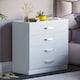 image 1 of Vida Designs Hulio 4 Drawer Chest of Drawers High Gloss Bedroom Storage, White