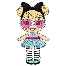 Party Doll With Shades Star Mini Cardboard Cutout 86cm