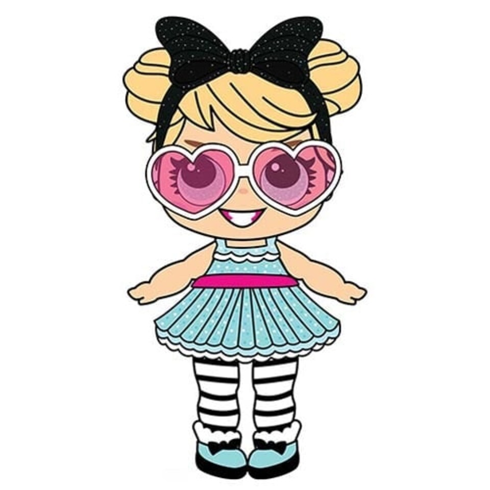 Party Doll With Shades Star Mini Cardboard Cutout 86cm