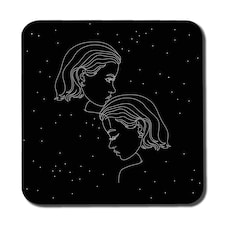 Gemini zodiac sign (coaster)
