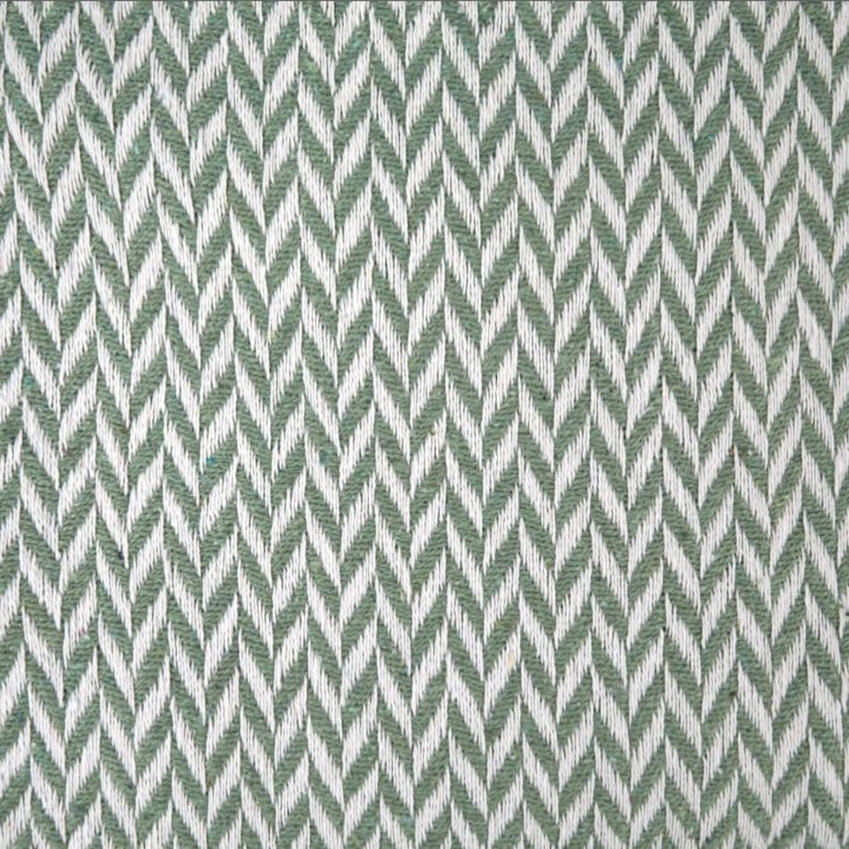 image 1 of Chevron Collection Recycled Cotton Throw in Pistachio (50" x 60") Green | Green