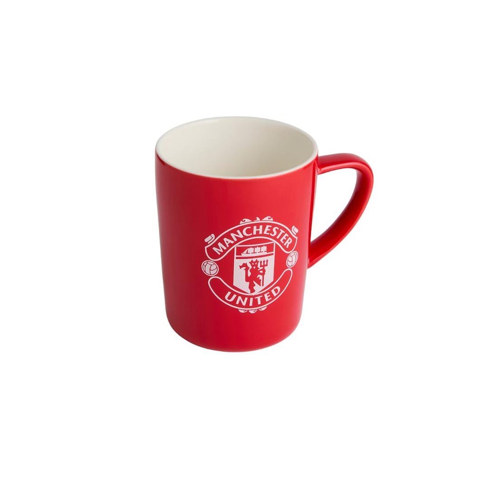 image 1 of Manchester United Melitta Porcelain Crest 290ml Mug with Gift Box Red