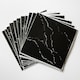 image 1 of d-c-fix Black Marble 30.48 x 30.48cm Self-adhesive Vinyl Floor Tiles Pack 33 | 3sqm