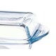 image 4 of Tray with lid Pasabahce Borcam Transparent Borosilicate Glass 1,9 L (4 Units) N/A