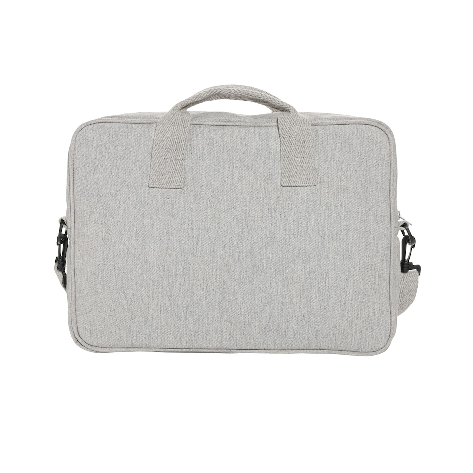 image 1 of XD Collection Laluka Recycled Cotton Aware Laptop Bag - Grey - One Size | Grey