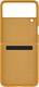 image 4 of Samsung Galaxy Z Flip 3 Leather Cover Mustard - EF-VF711LYEGWW