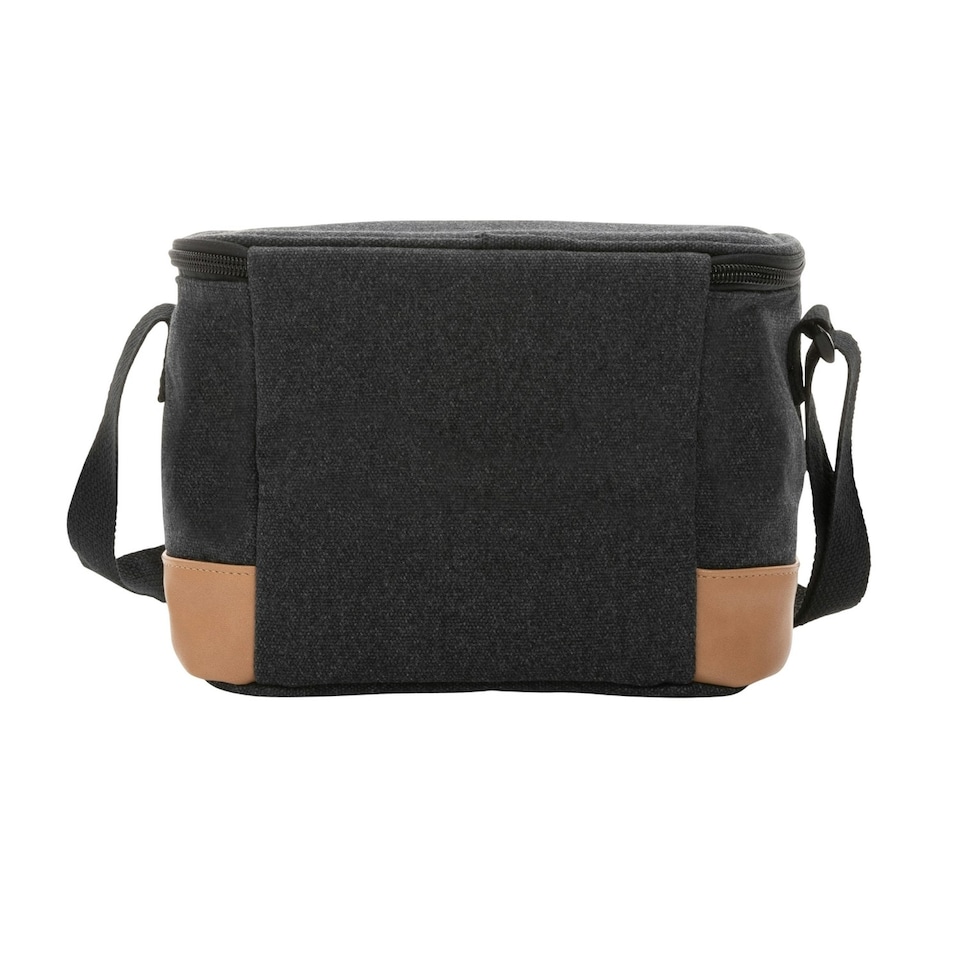 image 1 of XD Collection 6L Recycled Canvas Cooler Bag - Black - One Size Black | One Size
