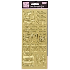 Outline Stickers - Wedding Anniversary