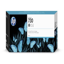 HP No 730 Grey Standard Capacity Ink Cartridge 300ml - P2V72A N/A