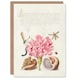 image 1 of Model Book of Calligraphy Art Card Carnation Walnut and Mollusk