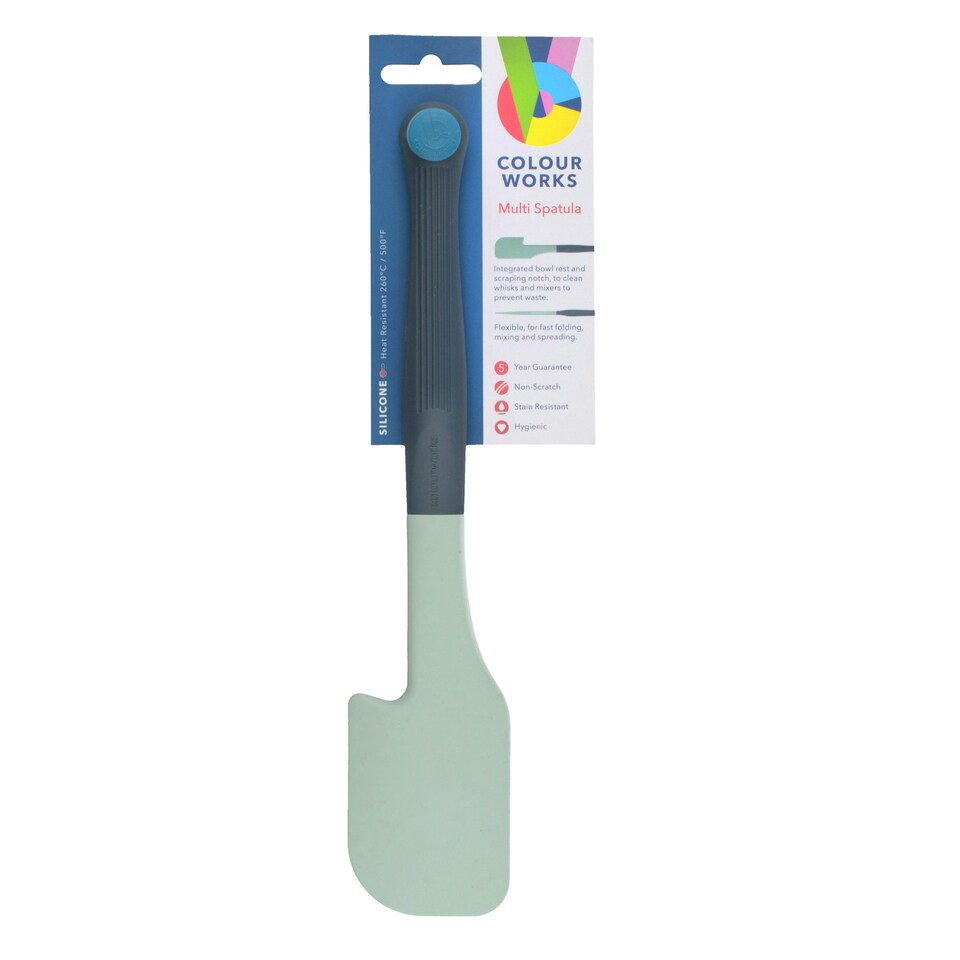 image 1 of Colourworks Silicone Spatula Blue