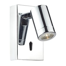 Anvil Wall Bracket Polished Chrome LED