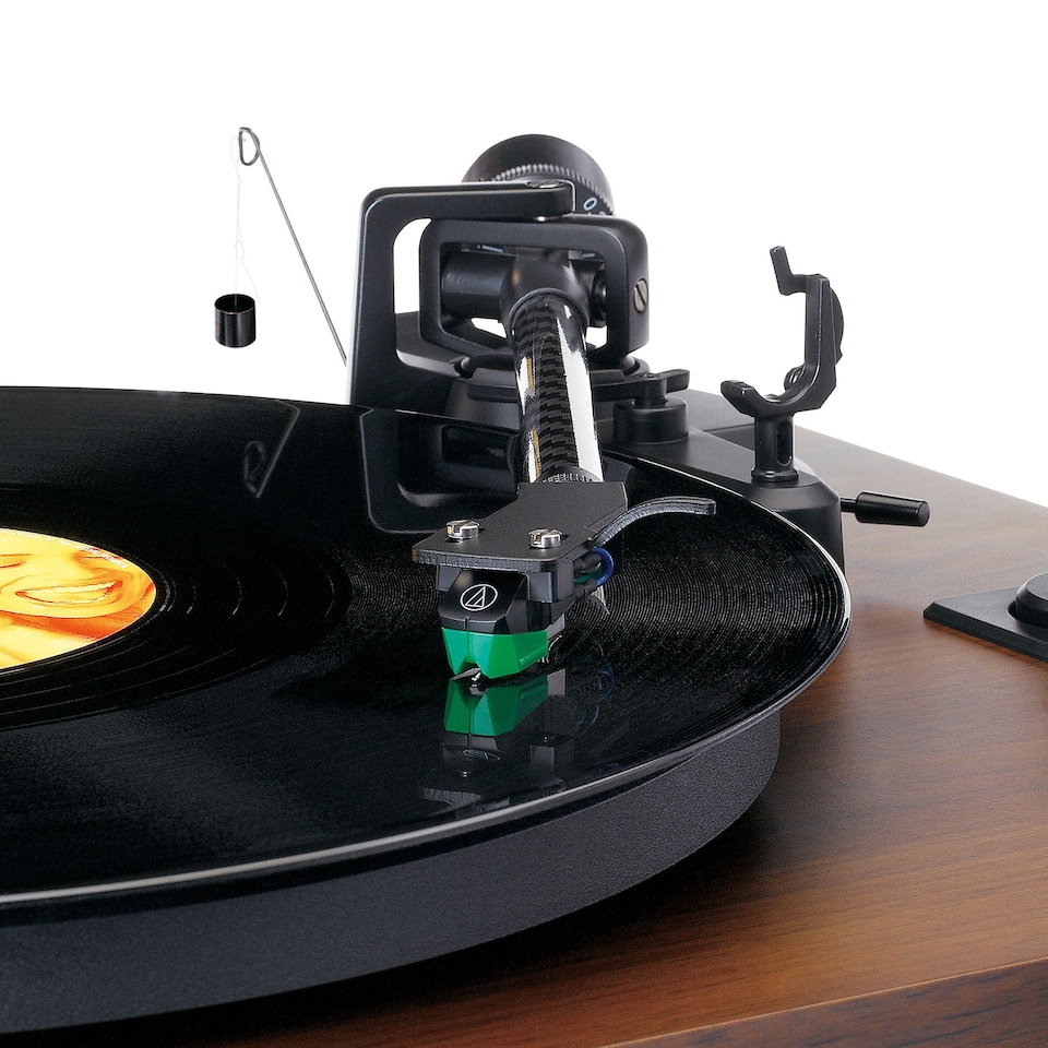 image 1 of LENCO LS-600WA - Record player with built-in amplifier and Bluetooth plus 2 external speakers
